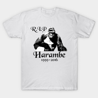 Rest In Peace Harambe gorilla T-Shirt
