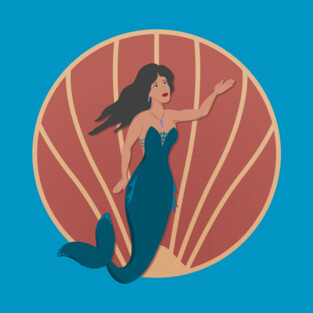 Art Deco Mermaid T-Shirt