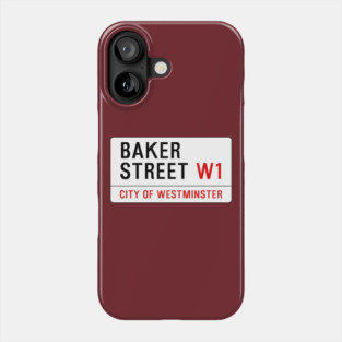 Baker Street sign, 221B, Sherlock Phone Case