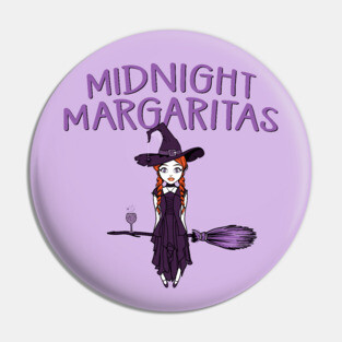 Midnight Margaritas Cheeky Witch® Pin
