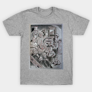 Abbot & Costello & the Classic Creatures T-Shirt