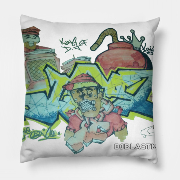 DjBlast (Agent Ice Design) Pillow by DjBlastMaui