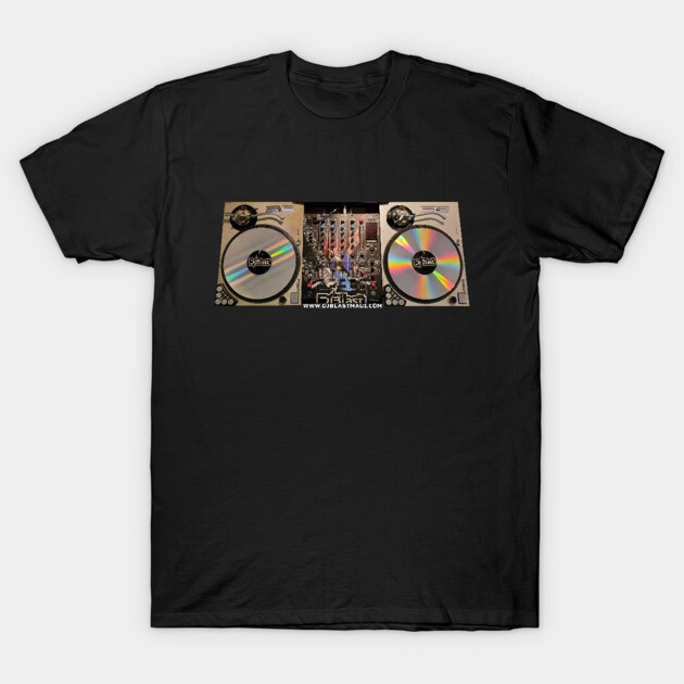 DjBlast Turntables T-Shirt by DjBlastMaui