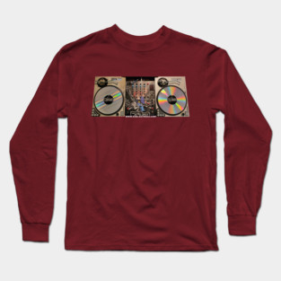 DjBlast Turntables Long Sleeve T-Shirt