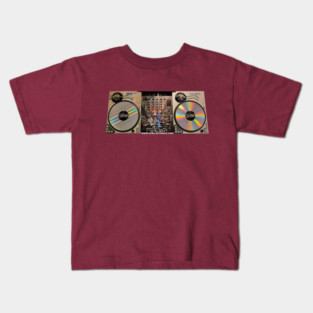 DjBlast Turntables Kids T-Shirt