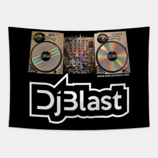 Turntables with Logo Tapestry