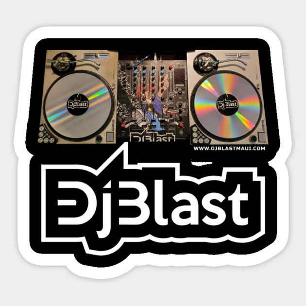Turntables with Logo Sticker by DjBlastMaui