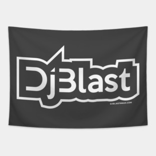 DjBlast Logo Tapestry