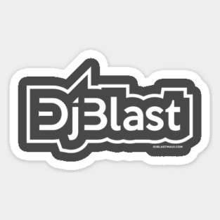 DjBlast Logo Sticker