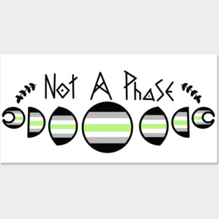 Not A Phase- Agender Posters and Art