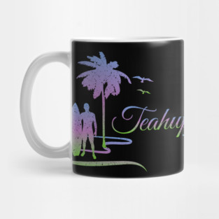 Teahupoo Tahiti Surfing French Polynesia Mug