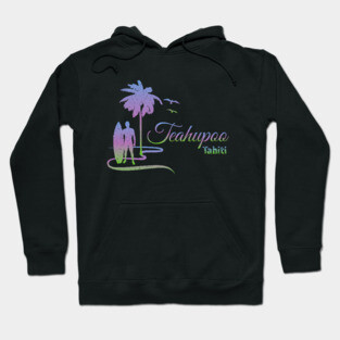 Teahupoo Tahiti Surfing French Polynesia Hoodie