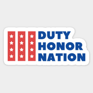 Duty honor nation Magnet