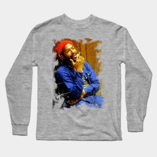 Marvin Gaye style Long Sleeve T-Shirt