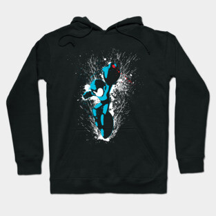 Mega Man Splattery Hoodie