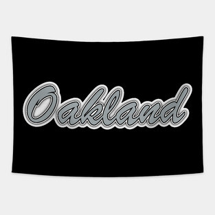 Football Fan of Oakland Tapestry