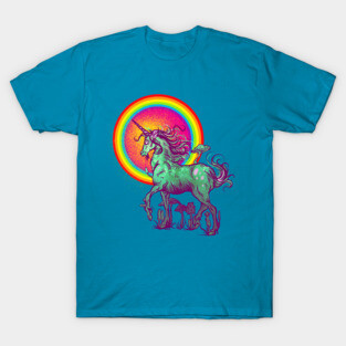 Rainbow Mushroom Unicorn T-Shirt