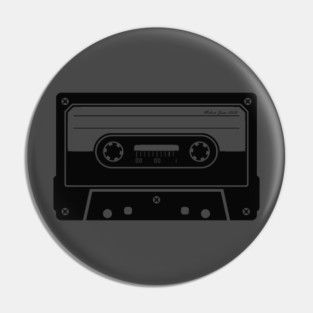 Music Cassette Tape Pin
