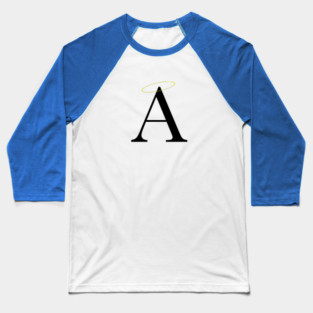 Angelman A with halo Baseball T-Shirt
