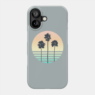 Palm Trees in Sunset Phone Case