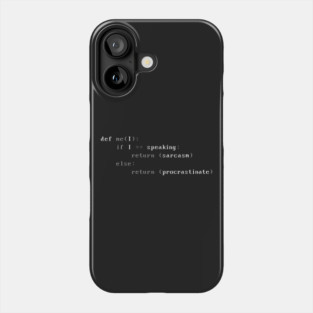 Hard Coded [Python] Phone Case