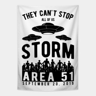 Storm Area 51 Tapestry