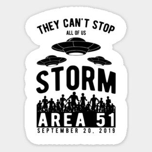 Storm Area 51 Sticker