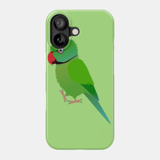 Cute Indian ringneck parakeet Phone Case