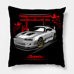 Toyota Supra MK IV Silver Pillow
