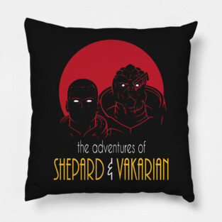 Adventures of BroShep and Vakarian Pillow
