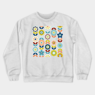 Scandinavian flowers Crewneck Sweatshirt