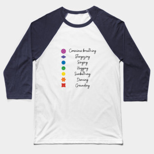 7 chakras Baseball T-Shirt