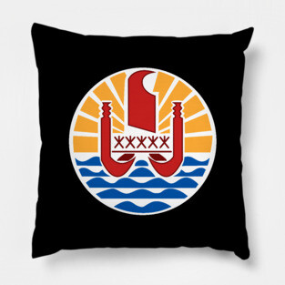 French Polynesia Pillow
