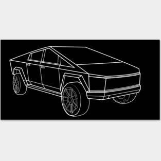 Cybertruck Posters and Art