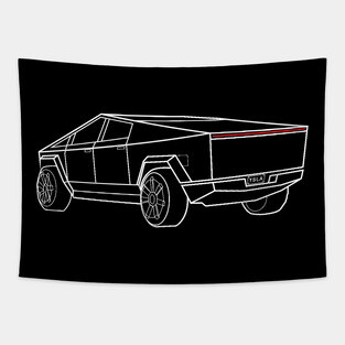 Cybertruck II Tapestry