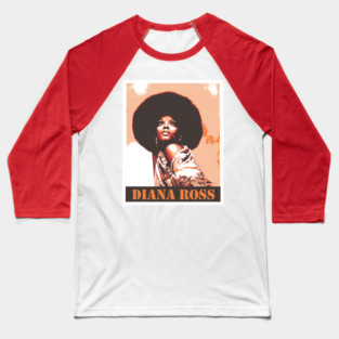 Diana Ross vintage retro Baseball T-Shirt