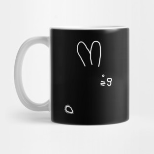 White Line Animals Mystery Easter Bunny Mug