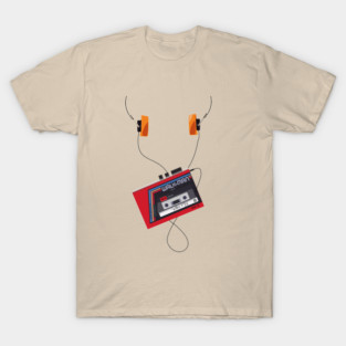 eighties Walkman with headphones T-Shirt