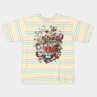 Flower Tiger Kids T-Shirt