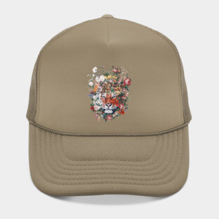 Flower Tiger Hat