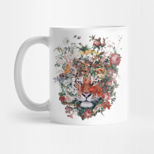 Flower Tiger Mug