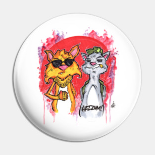Gangsta Kitties Pin