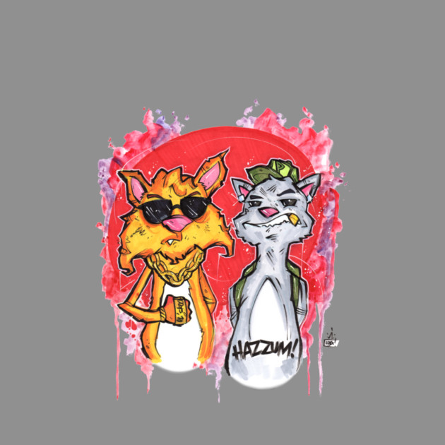 Gangsta Kitties by Hazzum
