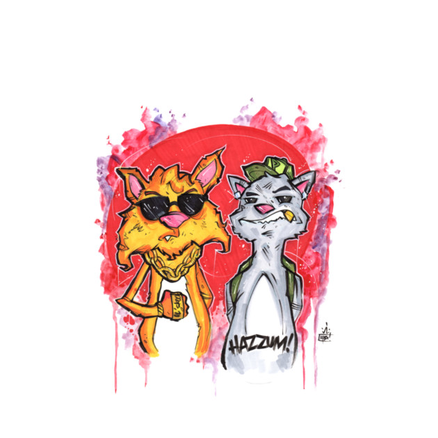Gangsta Kitties by Hazzum