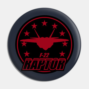 F-22 Raptor Patch Pin