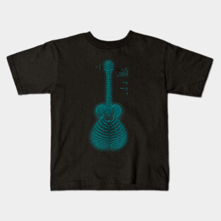 guitar anatomy Kids T-Shirt
