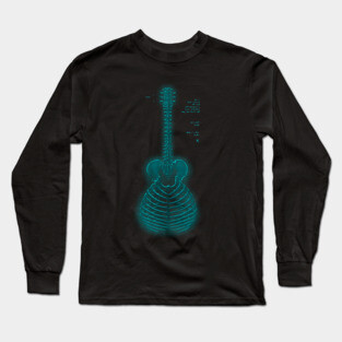 guitar anatomy Long Sleeve T-Shirt