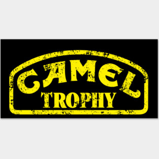 camel vintage distressed Posters and Art