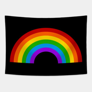 Retro Rainbow Tapestry