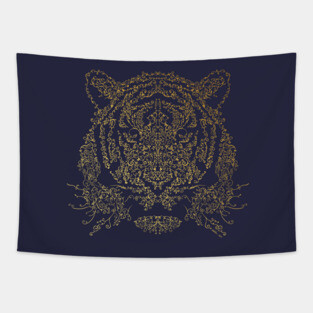 Ornamental Tiger Tapestry